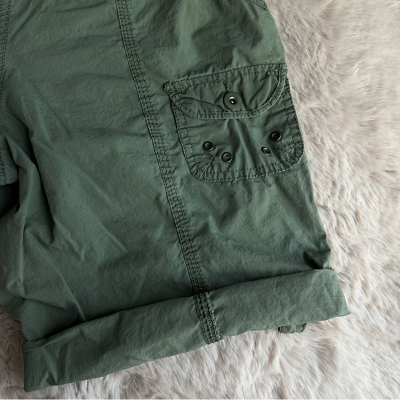 The Vintage Lace Up Cargo Y2K Shorts 🦎 by NoBo; Size 11 - Picture 8 of 9